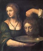 Bernadino Luini Salome Receiving the Head of John the Baptist (mk05) china oil painting reproduction